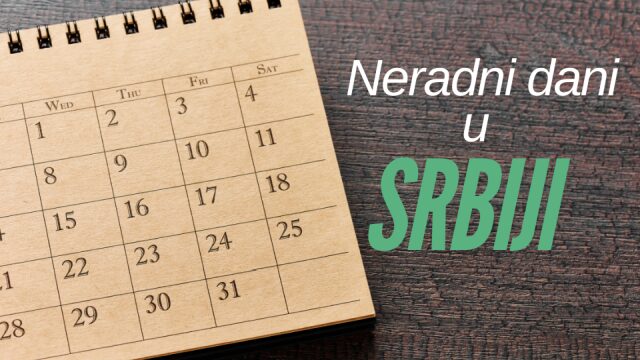 Neradni dani u Srbiji